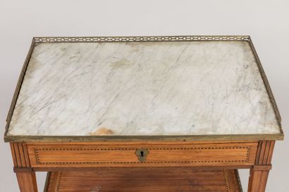 Wooden LIVING ROOM TABLE opening with a drawer...