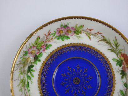 SEVRES: Four porcelain tea cups and saucers...