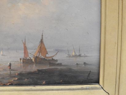 Henriette Hermine GUDIN (1825-1892) : Pêcheurs...