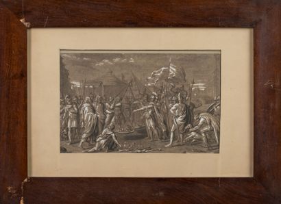 Ecole FRANCAISE du XVIIème siècle : Le butin
Plume...