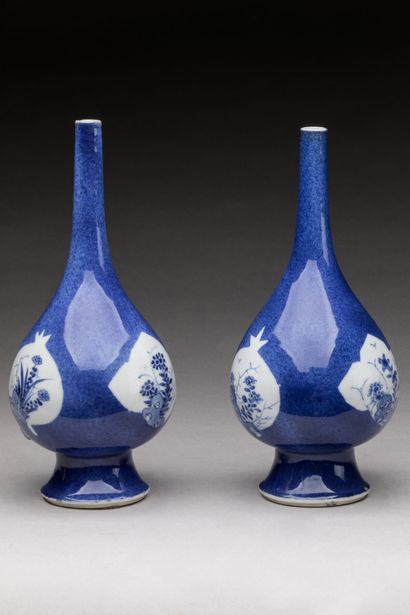 CHINE - Epoque KANGXI (1662 - 1722)
Paire...