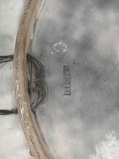 Théodore DECK (1823-1891): 
Large circular...
