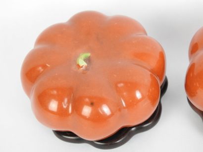 CHINA - 19th century
Pair of tomatoes in...