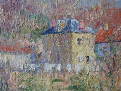 Gustave LOISEAU (1865-1935): 
Plum trees...