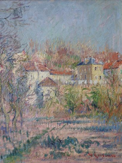 Gustave LOISEAU (1865-1935): 
Plum trees...