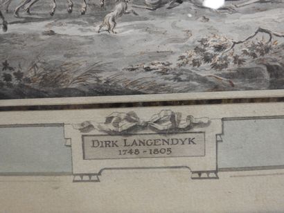 Dirk LANGENDYK (Rotterdam, 1748-1805): Scène...