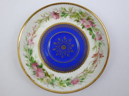 SEVRES: Four porcelain tea cups and saucers...