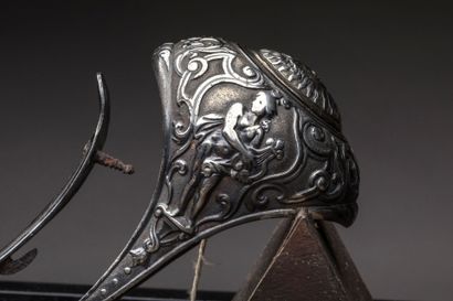 SILVER GUARDS for an officer's pistol of...