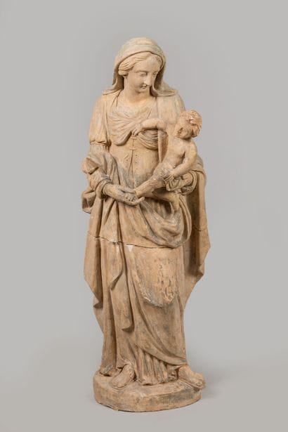ATELIERS DU MAINE: Statue de la Vierge à...