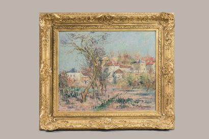 Gustave LOISEAU (1865-1935): 
Plum trees...