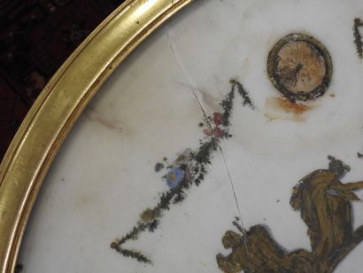 Chased-gilt bronze GUERIDON, the circular...