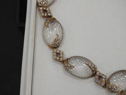 M. GERARD: Necklace in yellow gold 750 thousandths...