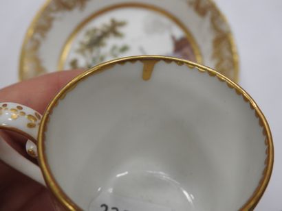 SEVRES : 
Soft-paste porcelain litron beaker...