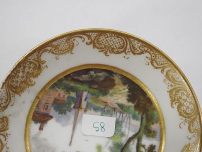 SEVRES : 
Soft-paste porcelain litron beaker...