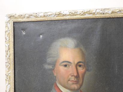 18th century FRENCH SCHOOL.
Portrait of a...