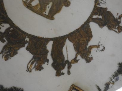 Chased-gilt bronze GUERIDON, the circular...