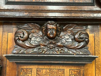 Importante ARMOIRE en bois naturel, bois...