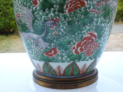 CHINE - Epoque KANGXI (1662-1722) 
Potiche...
