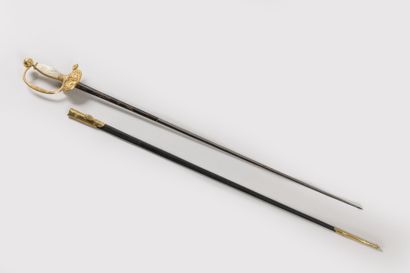 MARINE ROYALE. Épée modèle 1816 d'officier...