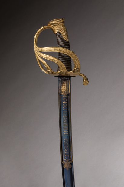 SABRE for a senior officer of the Royal Gendarmerie,...