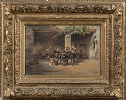 Fritz VOGLER (active 19th century): Musketeers...