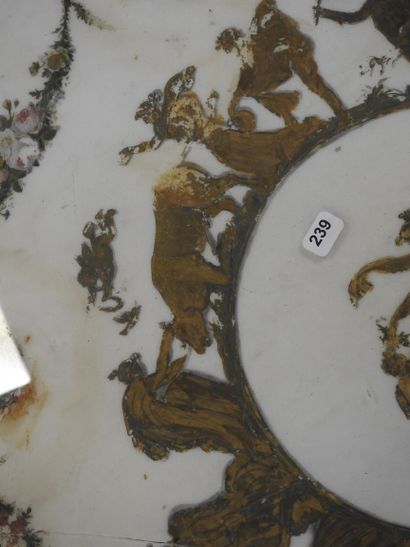 Chased-gilt bronze GUERIDON, the circular...