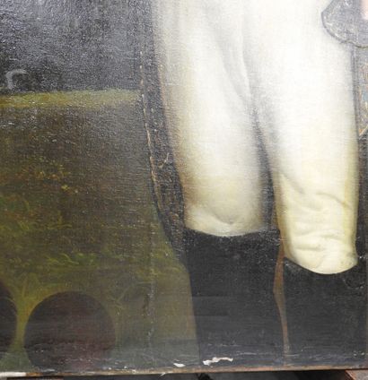 FRENCH SCHOOL circa 1810
Presumed portrait...