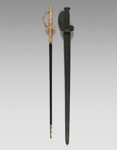 Exceptional gold award sword for Constantin...
