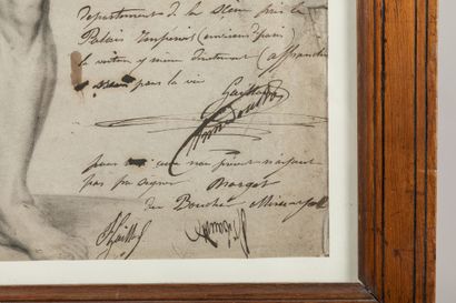 CARICATURE DE NAPOLEON III réalisée à la...