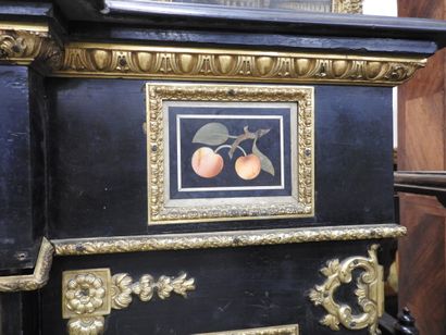 RARE MEUBLE A HAUTEUR D'APPUI en placage...