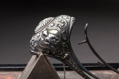 SILVER GUARDS for an officer's pistol of...