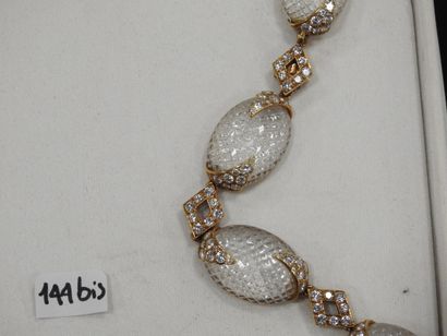 M. GERARD: Necklace in yellow gold 750 thousandths...