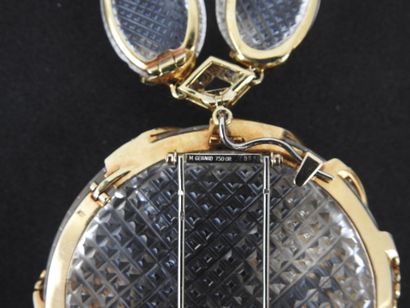 M. GERARD: Necklace in yellow gold 750 thousandths...