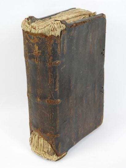 LIVRE MANUSCRIT en calligraphie à l'encre...