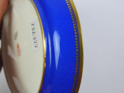 SEVRES: Four porcelain tea cups and saucers...