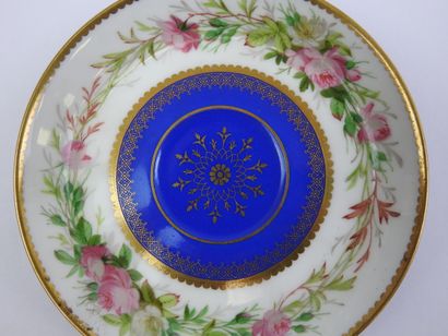 SEVRES: Four porcelain tea cups and saucers...