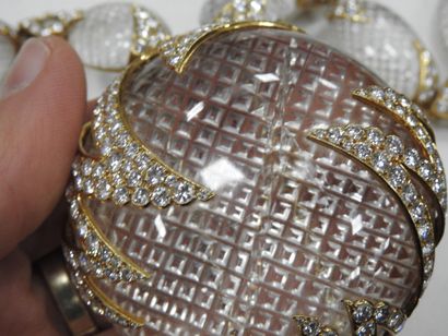 M. GERARD: Necklace in yellow gold 750 thousandths...