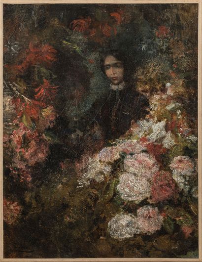 Félix ZIEM (1821-1911): Portrait of a Woman...