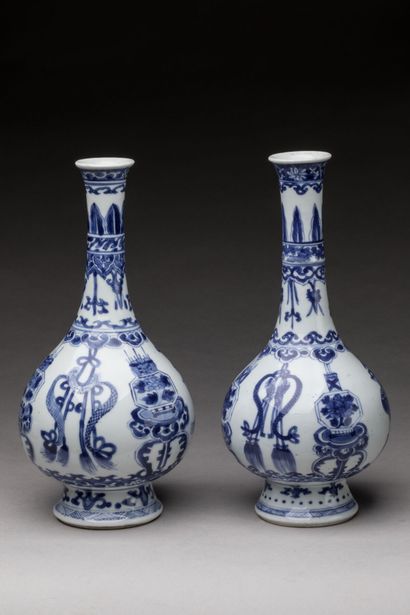 CHINE - Epoque KANGXI (1662 - 1722)
Paire...