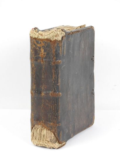 LIVRE MANUSCRIT en calligraphie à l'encre...