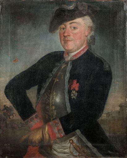 18th century FRENCH SCHOOL
Portrait of an...