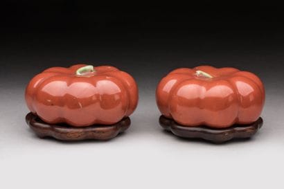 CHINA - 19th century
Pair of tomatoes in...