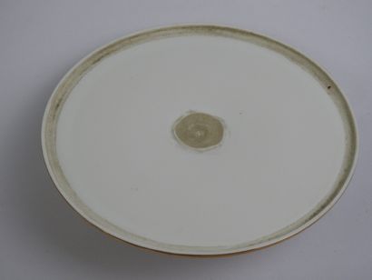 SEVRES: Porcelain polychrome and gold cup...