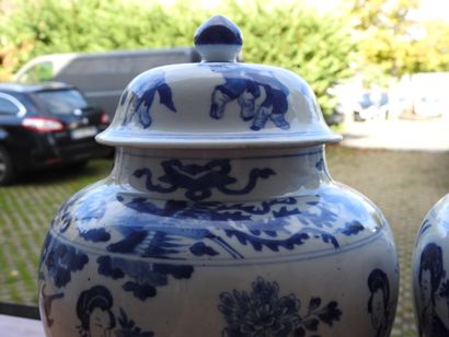CHINE - Epoque KANGXI (1662 - 1722)
Paire...
