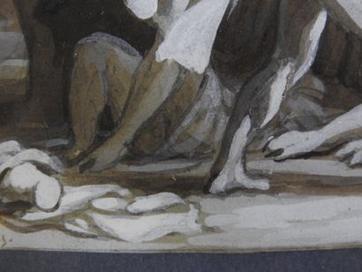 François-Edouard PICOT (1786-1868) : Scène...
