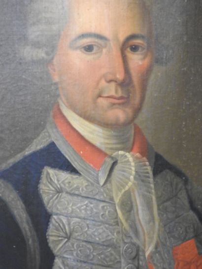 18th century FRENCH SCHOOL.
Portrait of a...