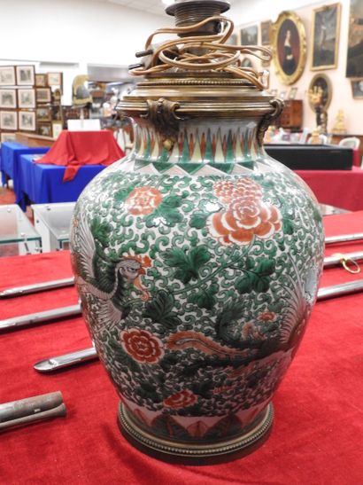 CHINE - Epoque KANGXI (1662-1722) 
Potiche...