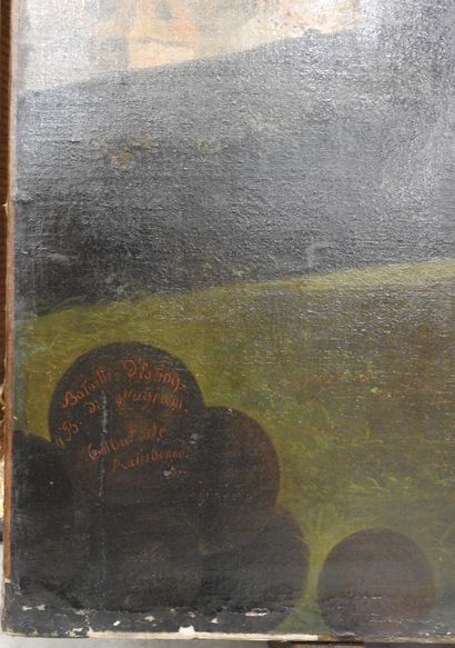 FRENCH SCHOOL circa 1810
Presumed portrait...