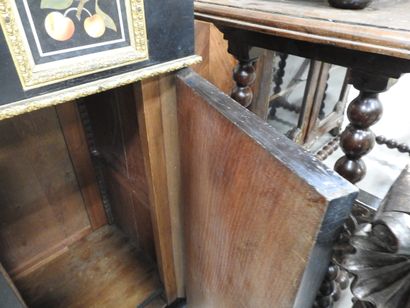 RARE MEUBLE A HAUTEUR D'APPUI en placage...
