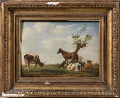 Jean Baptiste BERRÉ (1777-1838) : les vaches...